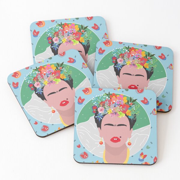 Item preview, Blue Frida designed and sold by LoveBirdGallery.
