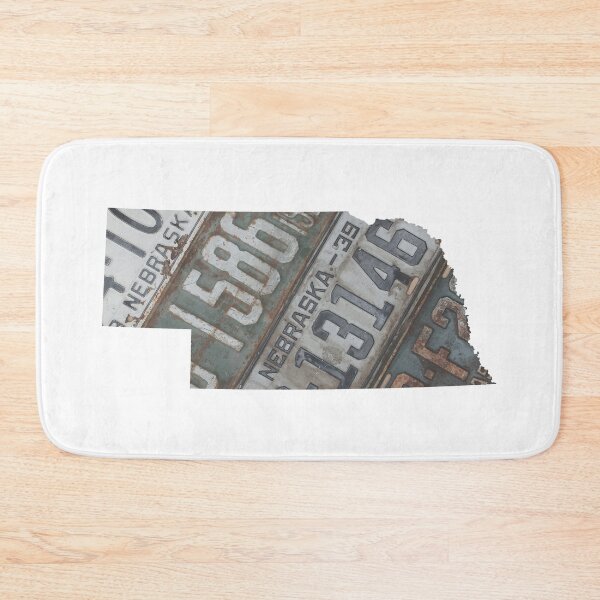 Item preview, Vintage Nebraska License Plates designed and sold by Maren Misner.
