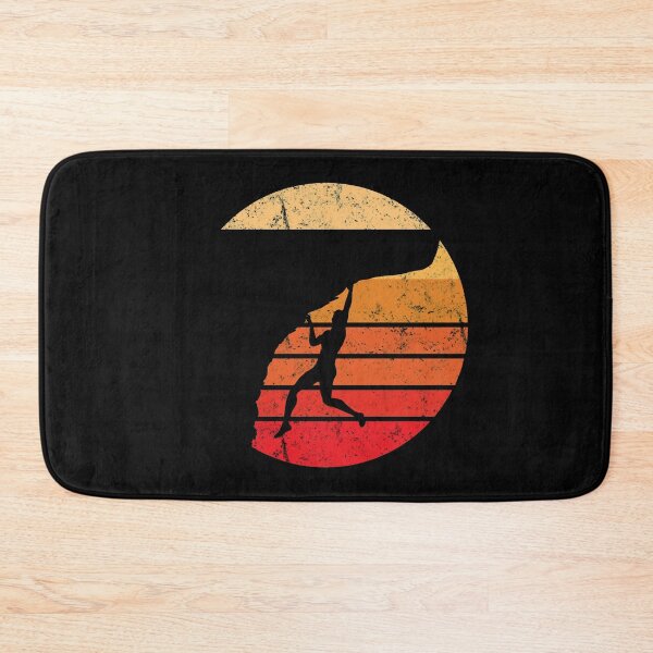Item preview, Rock Climbing, Climber, Retro Sunset designed and sold by EstelleStar.