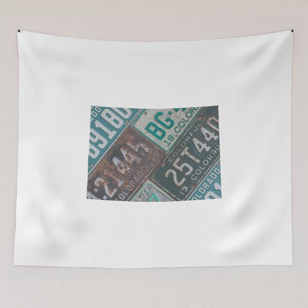 Item preview, Vintage Colorado License Plates designed and sold by Maren Misner.