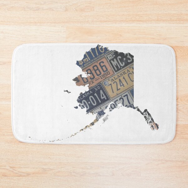 Item preview, Vintage Alaska License Plates designed and sold by Maren Misner.