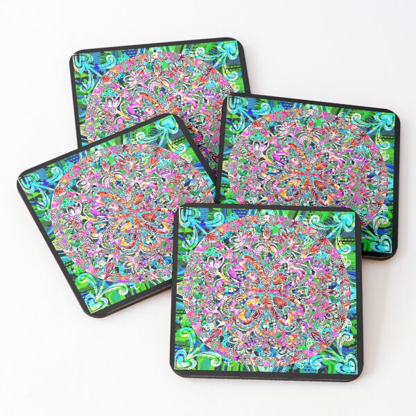 Item preview, "Kaleidoscope Of Colours" | Warm And Cool Mandala designed and sold by LiseHoltArt.