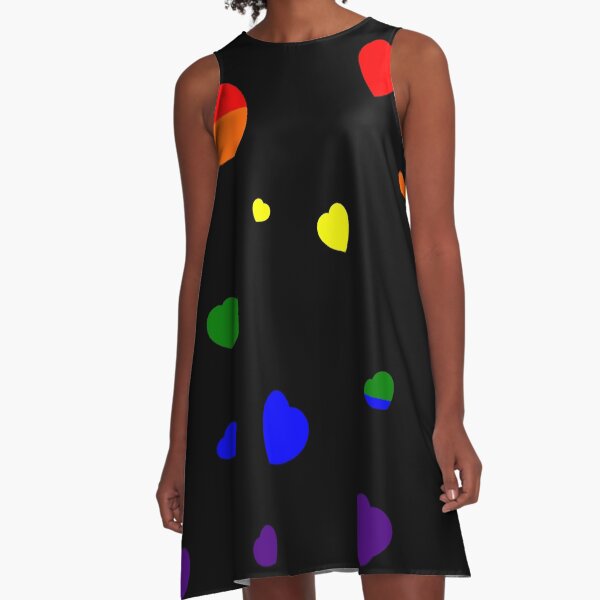 Chaotic Hearts, Pride Series - LGBT A-Line Dress