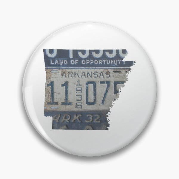 Item preview, Vintage Arkansas License Plates designed and sold by Maren Misner.