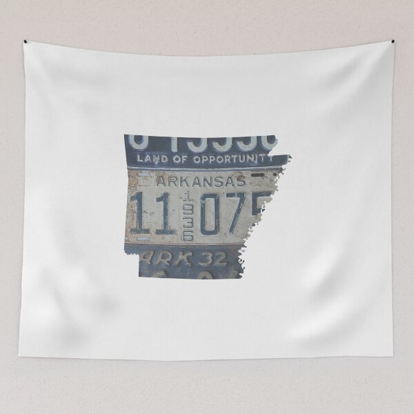 Item preview, Vintage Arkansas License Plates designed and sold by Maren Misner.