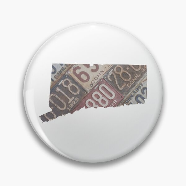 Item preview, Vintage Connecticut License Plates designed and sold by Maren Misner.
