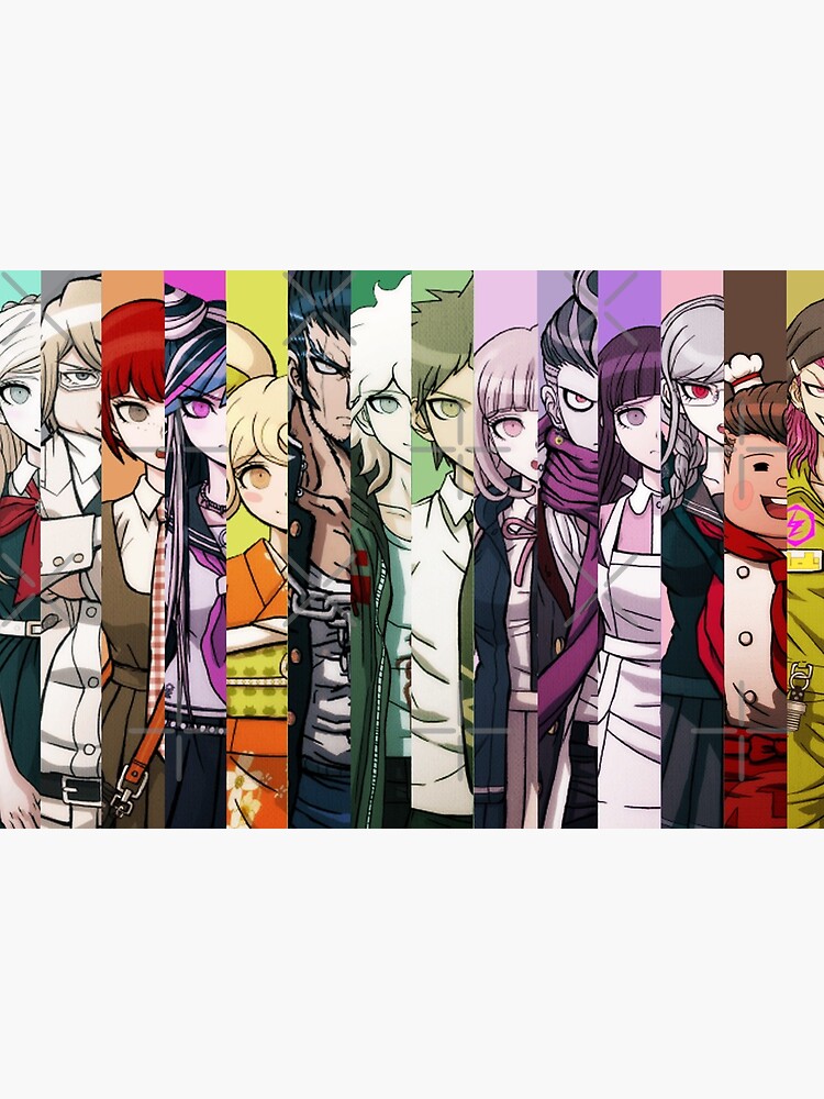 Super Danganronpa 2 Wallpaper Gradient Version Art Board Print By Starsketches Redbubble