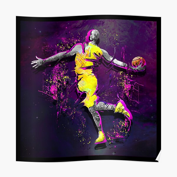 LA Lakers | GOAT | King James | Kobe Bryant | 24 Poster