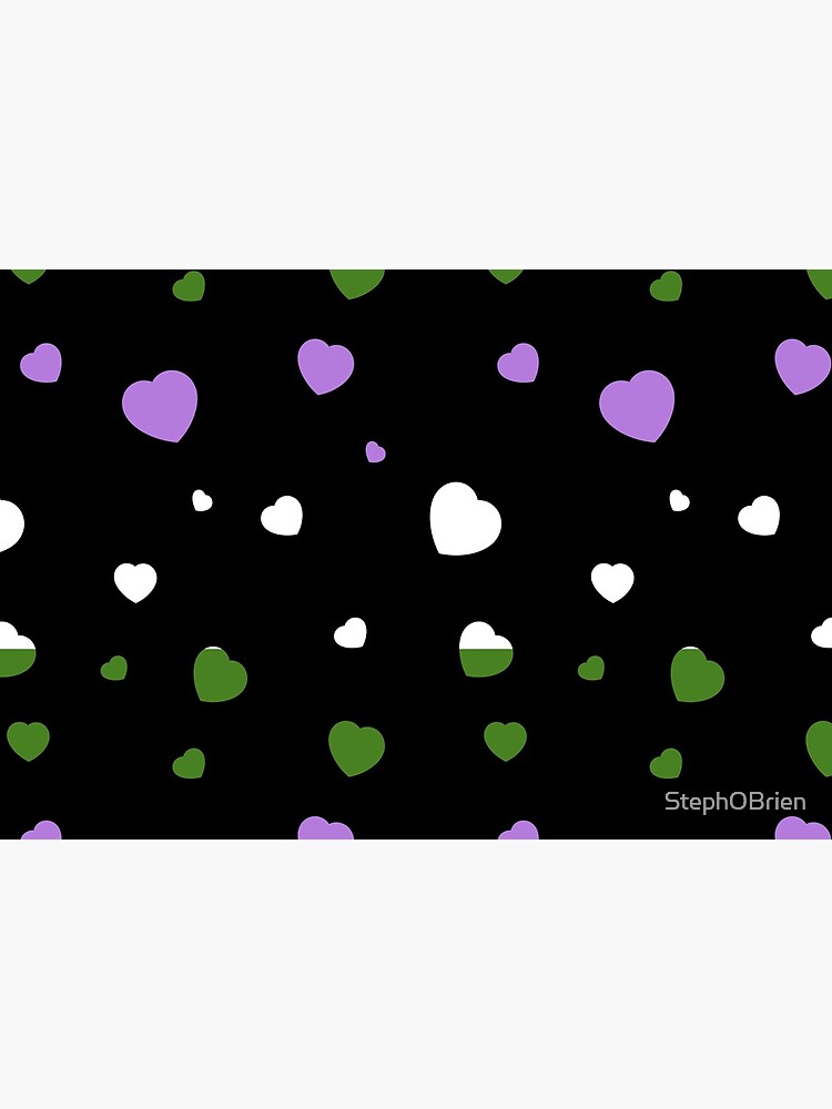 Chaotic Hearts, Pride Series - Genderqueer by StephOBrien