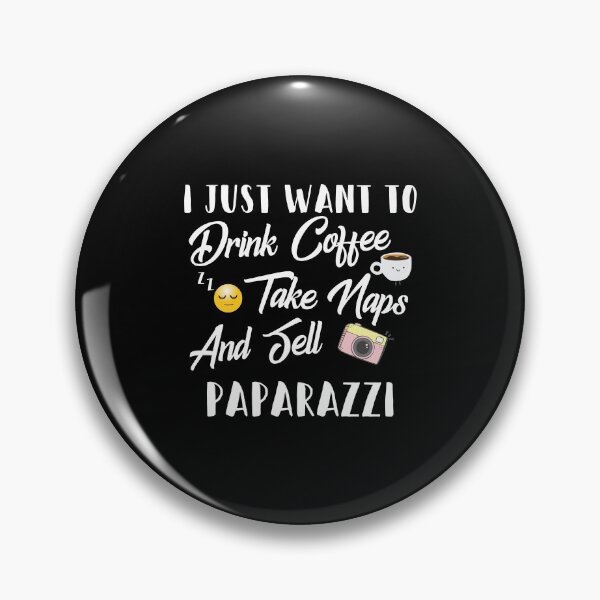 Artikelvorschau, Drink Coffee Take Naps Paparazzi Gift Idea entworfen und verkauft von haselshirt.