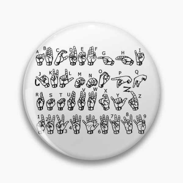 Item preview, American Sign Language Alphabet designed and sold by Phantastique Boutique.