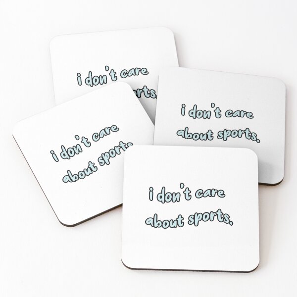 Item preview, i don't care about sports. designed and sold by sarachi.