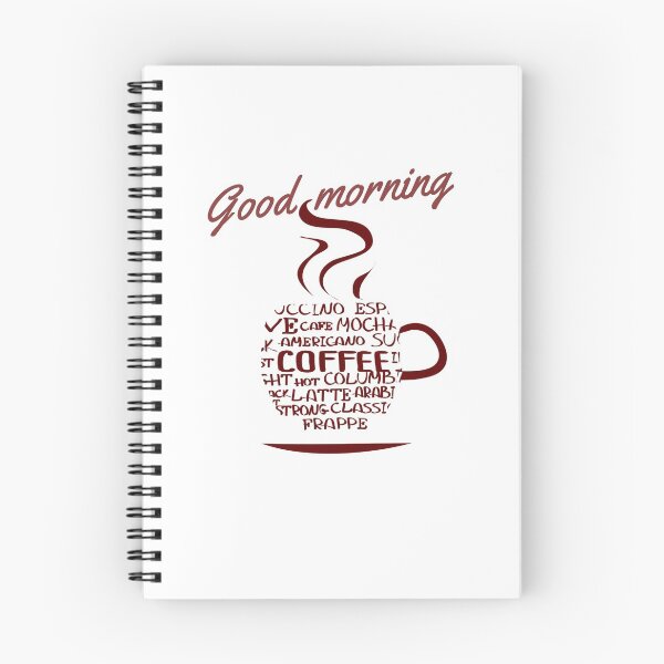 Item preview, Good morning / coffee // designed and sold by Zakariya20.