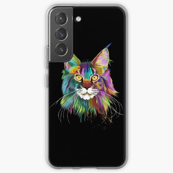 Discover Splash Maine coon Cat | Samsung Galaxy Phone Case