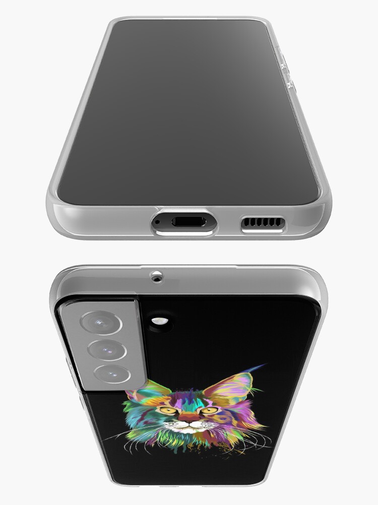 Disover Splash Maine coon Cat | Samsung Galaxy Phone Case