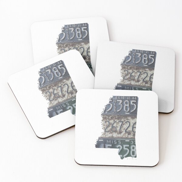 Item preview, Vintage Mississippi License Plates designed and sold by Maren Misner.