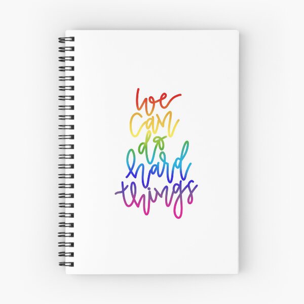 Item preview, Podemos hacer cosas difíciles- Glennon Doyle Rainbow designed and sold by jordankotler.