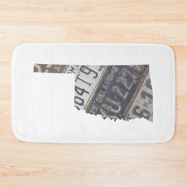 Item preview, Vintage Oklahoma License Plates designed and sold by Maren Misner.