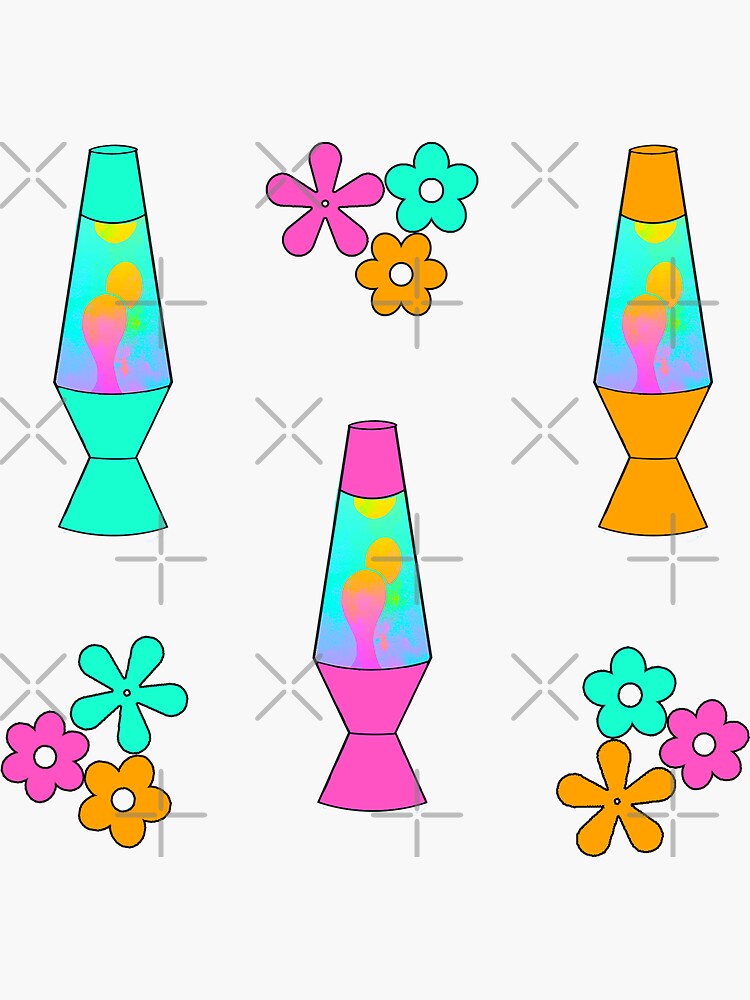 Thumbnail 3 of 3, Sticker, l*va lamps designed and sold by discostickers.