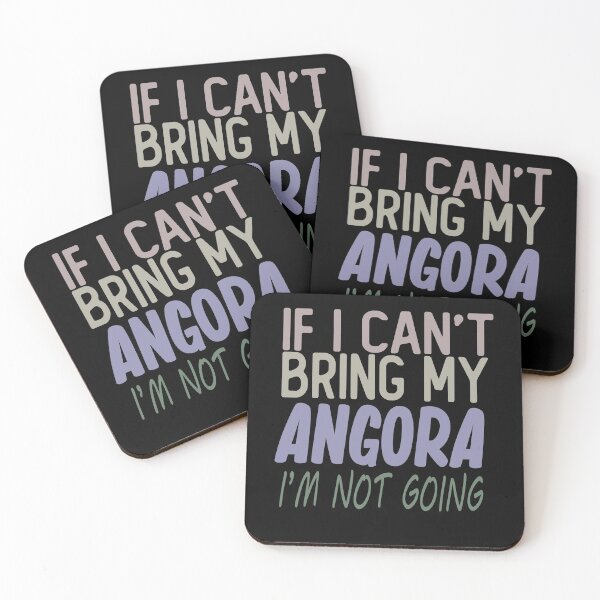 Item preview, angora funny t-shirt angora cat lovers IF I CAN'T BRING MY angora I'M NOT GOING designed and sold by alaechamlal.