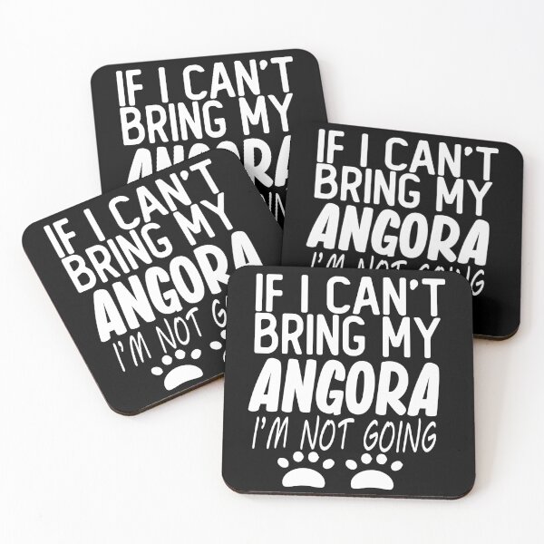 Item preview, angora funny t-shirt angora cat lovers IF I CAN'T BRING MY angora I'M NOT GOING designed and sold by alaechamlal.