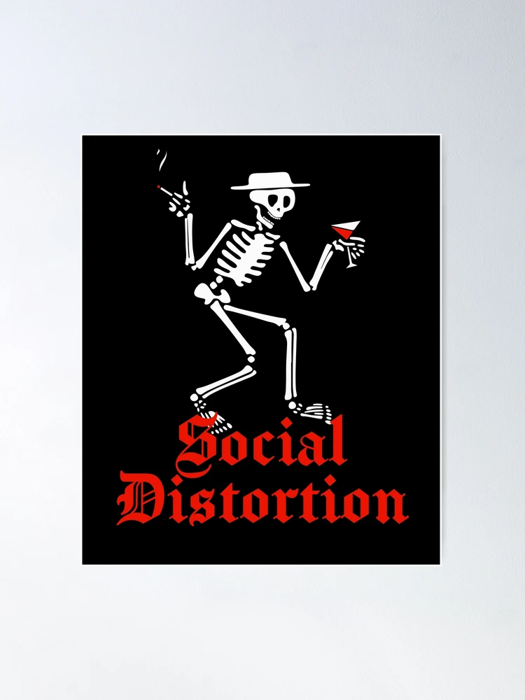 女性が喜ぶ SOCIAL DISTORTION 12 シルクスクリーン ポスター