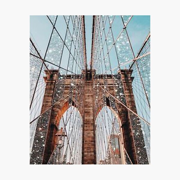Vintage Sparkle Bridge Photographic Print