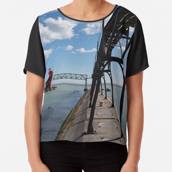 that little red lighthouse Chiffon Top