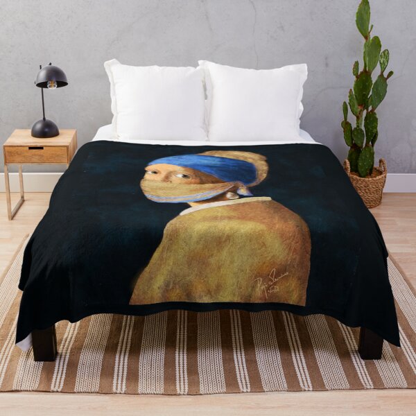 Item preview, Girl with a Pearl Earring and DIY Face Mask designed and sold by Pooja Srinivas.