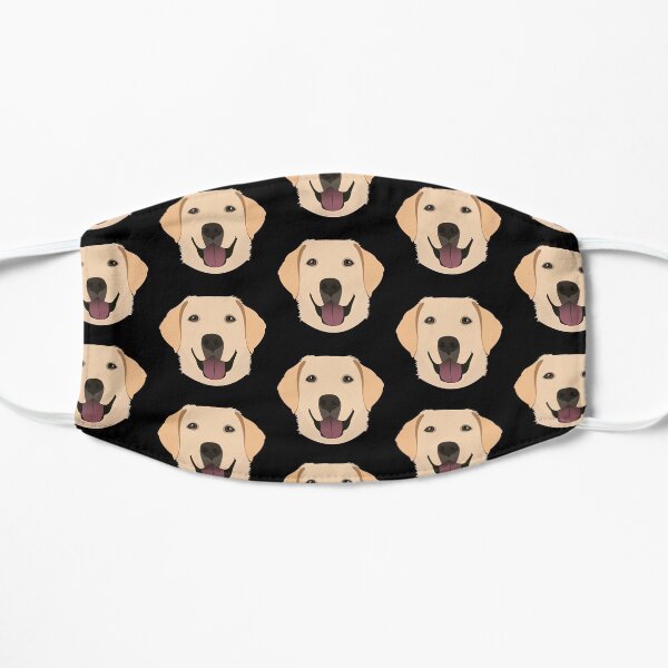 Yellow Dog Face Masks Redbubble