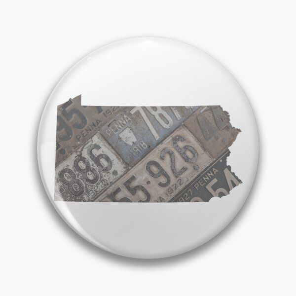 Item preview, Vintage Pennsylvania License Plates designed and sold by Maren Misner.