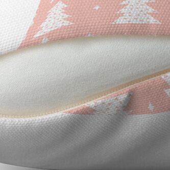 Alternate view of Christmas Tree - Blush by Andrea Lauren Throw Pillow