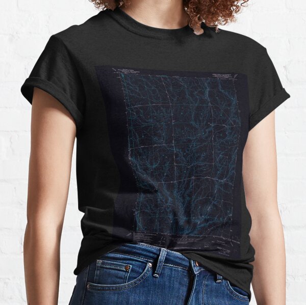 USGS Topo Map Washington State WA Lenzie Ranch 241978 1965 24000 Inverted Classic T-Shirt