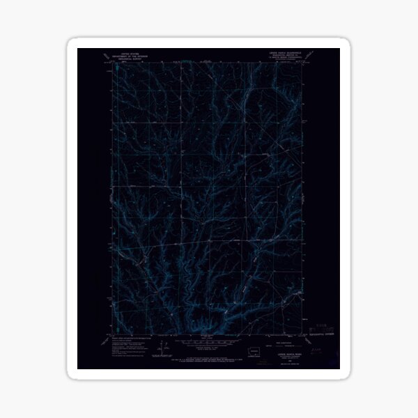 USGS Topo Map Washington State WA Lenzie Ranch 241978 1965 24000 Inverted Sticker