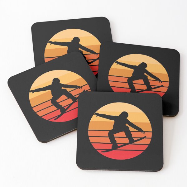 Item preview, Snowboard design Retro Vintage Cool Snowboarding designed and sold by EstelleStar.