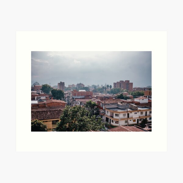 Item preview, Medellín city view designed and sold by yenn-villa.