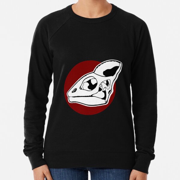 chameleon black white & Red Lightweight Sweatshirt