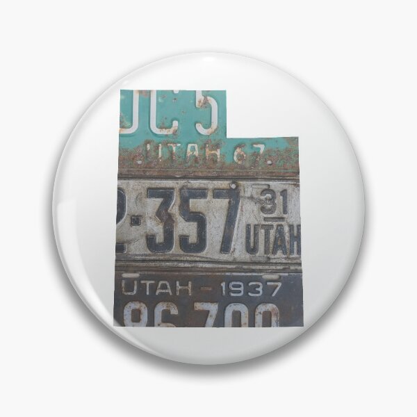 Item preview, Vintage Utah License Plates designed and sold by Maren Misner.