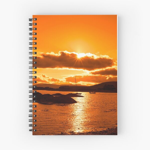 Item preview, wild atlantic way ireland with an orange sunset designed and sold by morrbyte.