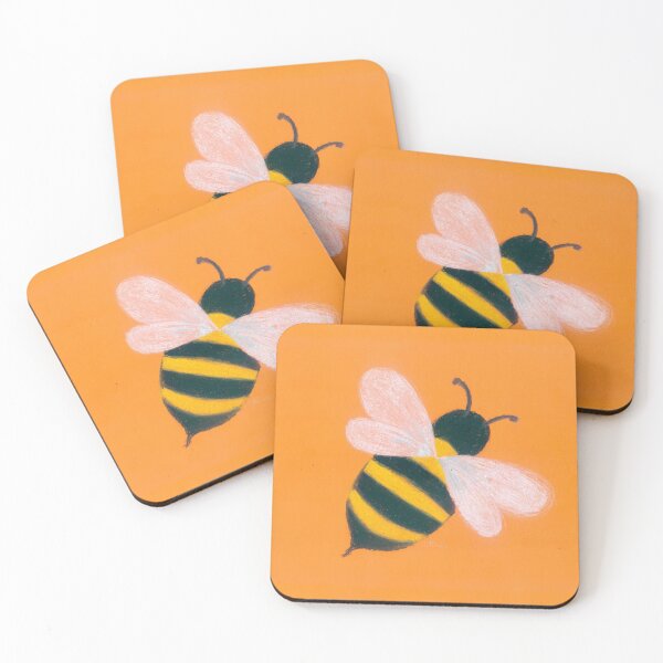 Item preview, Cute oil pastels bee designed and sold by lion-house.