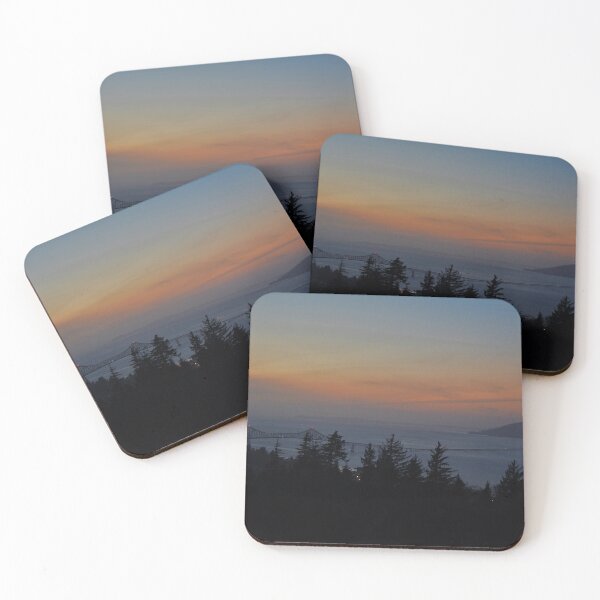 Item preview, Astoria Megler Bridge at Sunset designed and sold by DaydreamnD.