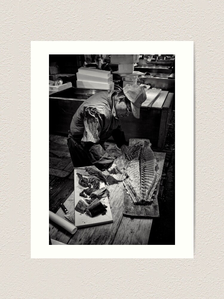 Alternate view of Maguro - Honoring the last morsel - Japan Art Print