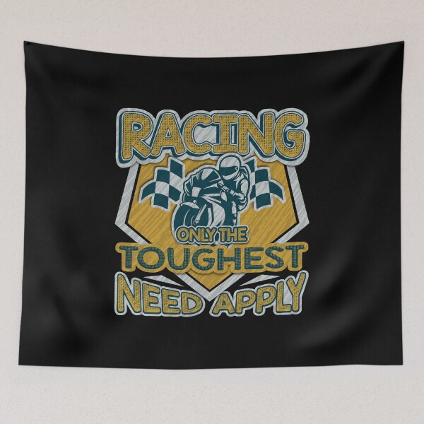 Item preview, Racing T shirt Only The Toughest Need Apply designed and sold by Orange Pieces.