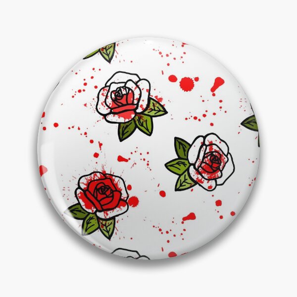 Item preview, Painting the Roses red flowers  designed and sold by TheDoodleFairy.