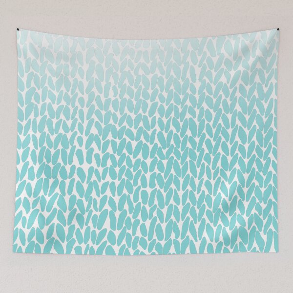 Item preview, Hand Knit Ombre Teal designed and sold by ProjectM.