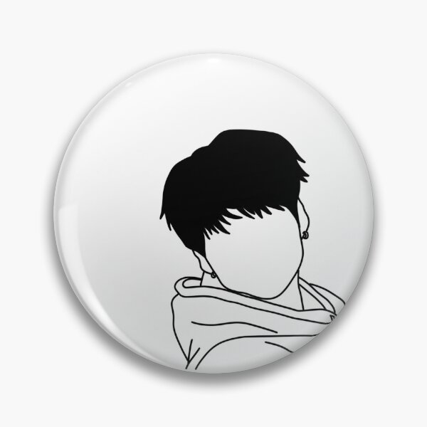Item preview, Min SUGA Outline  designed and sold by iamsailorelle.
