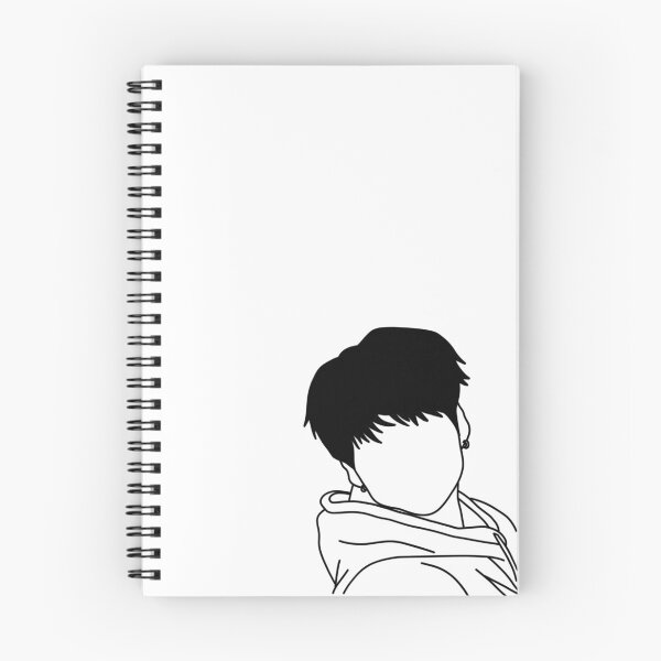 Item preview, Min SUGA Outline  designed and sold by iamsailorelle.