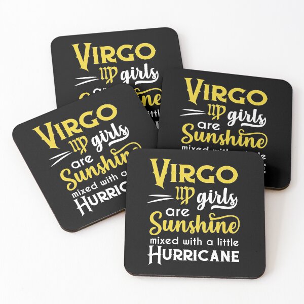 Item preview, Virgo Girls Are Sunshine Mixed With A Little Hurricane Zodiac Star Sign Birthday Horoscope Gift Idea designed and sold by Orange Pieces.