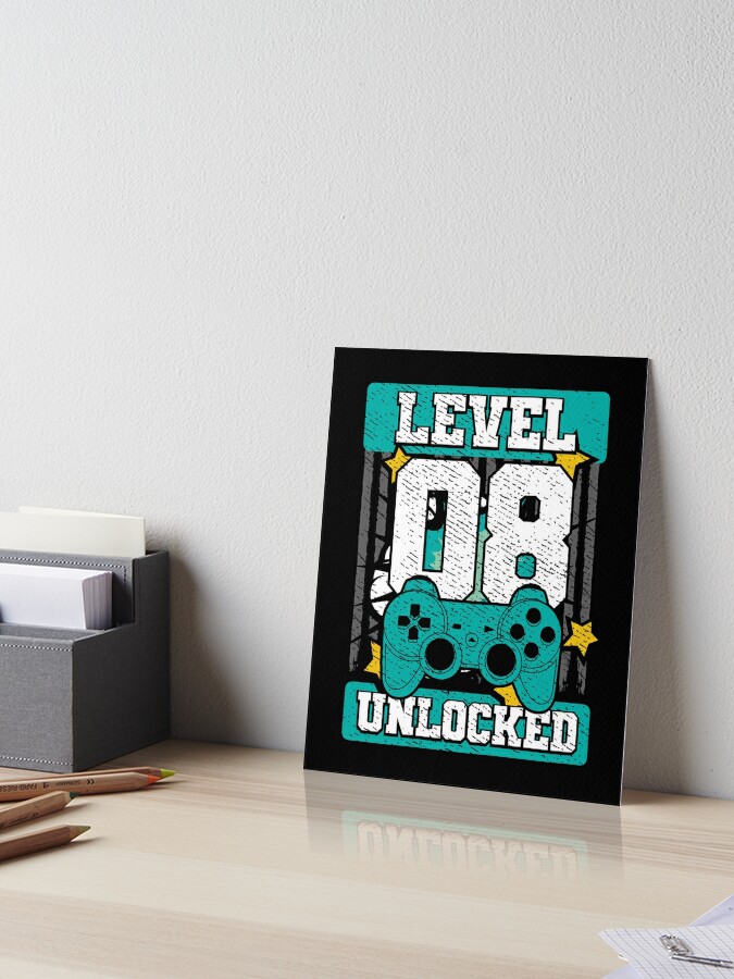 Level 8 Complete, 8th birthday, eight year old video game gamer Greeting  Card for Sale by EstelleStar