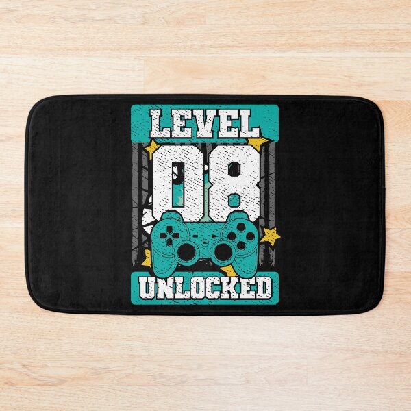 Item preview, Video Gaming Birthday Eight Year Old Gamer Gift Level 8 Unlocked designed and sold by EstelleStar.